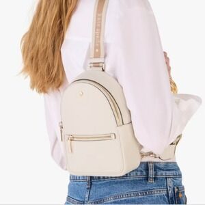 Kate Spade Emma Small Backpack in Parchment